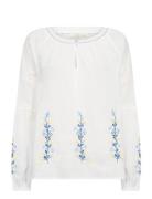 Cream Crsara Blouse Vit