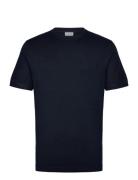 Lindbergh Eco Vero S/S O-Neck Tee Marinblå