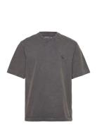 Abercrombie & Fitch Anf Mens Knits Grå