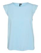 Vero Moda Vmemily Sl Gathering Top Jrs Noos Blå