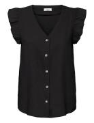 B.young Byfalakka Ruffle Shirt - Svart