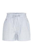 Tommy Jeans Tjw Cotton Linen Short Blå