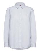 Tommy Jeans Tjw Rlx Linen Shirt Blå