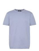 Clean Cut Copenhagen Thomas Knitted T-Shirt Blå