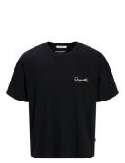Jack & J S Joracapulco Type Tee Ss Crew Neck Svart