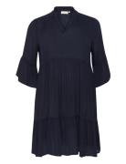 Kaffe Curve Kcmariana Ami Dress Marinblå