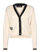 Lauren Ralph Lauren Two-T Cotton-Blend Cardigan Vit