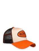 Von Dutch Oval Patch Black - Beige - Orange Trucker Von Dutch Svart