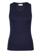 FREE/QUENT Top From Freequent In A Soft, Ribbed Material. The Top Has ...