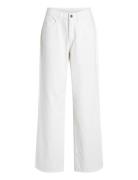 Vila Vipalma Rw Wide Jeans White Pal246/Bfs Vit