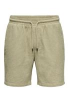 ONLY & SONS Onsbertil Waffle Shorts Grön