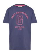 GANT Gant Sportswear Arch T-Shirt Marinblå