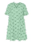 YAS Yasabel Ss V-Neck Dress - D2D Grön