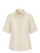 Newhouse Corfu Linen Shirt Kräm