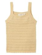 Lil'Atelier Nmfhope Strap Knit Top Lil Gul