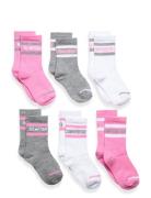 Converse 6W-6Pk Crew Sock Multi/patterned