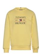 Tommy Hilfiger Tommy Flag Hilfiger Sweatshirt Gul