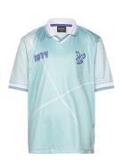 Lyle & Scott Over D Print Argyle Polo Shirt Blå