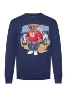 Polo Ralph Lauren Polo Bear Cotton Sweater Marinblå