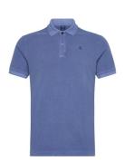 G-Star RAW Dunda Slim Polo S\S Blå