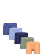 Lindex Boxer Elastic 5 Pack Solids Blå