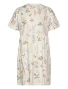 Lindex Dress Ss Aop Meadow Vit