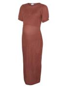 Mamalicious Mlanli June 24 Jrs Midi Dress 2F Brun