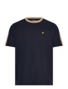 Lyle & Scott Contrast Taped T-Shirt Marinblå