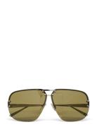 Weekday Tinted Aviator Sunglasses Gul