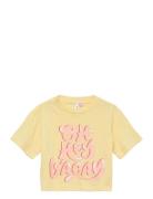 Vero Moda Girl Vmpastel Over D Cropped Ss Top Girl Gul