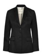 GANT Slim Stretch Linen Blazer Svart