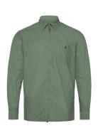 Polo Ralph Lauren Garment-Dyed Oxford Overshirt Khaki Green