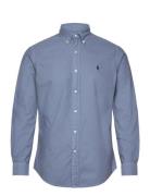 Polo Ralph Lauren Custom Fit Garment-Dyed Oxford Shirt Blå