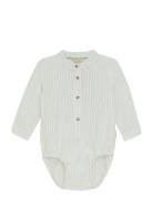 Minymo Body Ls Y/D Grön