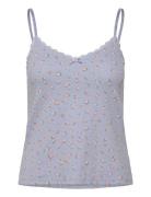 Hunkemöller Cami Pointelle Lace Flower Blå