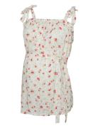 Mamalicious Mlora Lia Strap Wo Top 2F Vit
