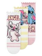 Name It Nmfasara Stitch 3P Sock Wdi Rosa