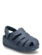 Mango Velcro Strap Sandal Marinblå