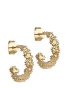 Enamel Copenhagen Sunshine Wreath Hoops Guld