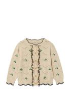 Fliink Mela Flower Cardigan Beige