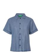 United Colors Of Benetton Shirt Blå