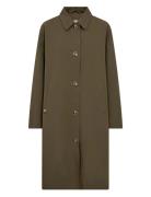 MOS MOSH Mmbora Rain Trenchcoat Khaki Green