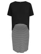 Only Maternity Olmoline S/S O-Neck Nursi Dress Jrs Noos Svart