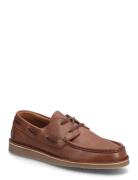 Fred Perry Meaden Leather Brun