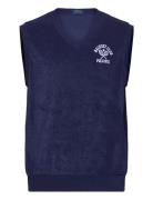 Polo Ralph Lauren Embroidered Terry Vest Marinblå