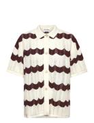 Malina Alana Over D Knitted Shirt Vit