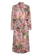 By Ti Mo Dotted Georgette Kaftan Rosa