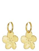 Bud To Rose Calista Enamel Earring Guld