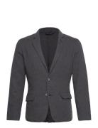 Lindbergh Cotton Linen Blazer Grå