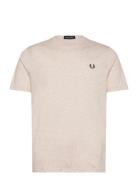 Fred Perry Crew Neck T-Shirt Kräm